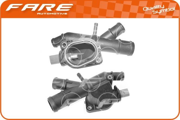 14832 Fare Brida del sistema de refrigeración (triple unión)