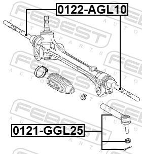 Rótula de barra de acoplamiento Lexus RX 450H/350L/200T SUV (L25) (2015 - 2022) precio, desde 22,04 EUR