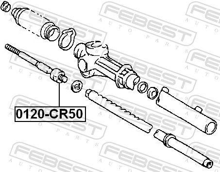 Comprar 0122CR50 Febest Barra de acoplamiento