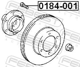 Espárrago de rueda delantero Febest 0184001 precio, desde 2,18 EUR