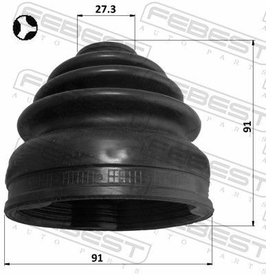 Fuelle palier delantero interior para Mitsubishi Grandis  NAW