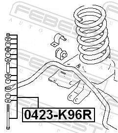 Soporte estabilizador Mitsubishi Pajero SPORT I SUV (K90) (1996 - 2009) precio, desde 8,80 EUR
