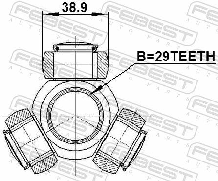 Trípode interior Subaru Legacy IV sedán (B13) (2003 - 2009) precio, desde 45,55 EUR