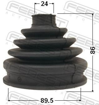 Fuelle transmisión delantero exterior para BMW 3  E46
