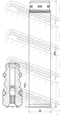 Almohadilla de tope suspensión & guardapolvos amortiguador Ford Kuga II SUV (CBS) (2012 - 2019) precio, desde 21,75 EUR