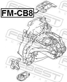 Soporte superior izquierdo del motor Febest FMCB8 precio, desde 25,04 EUR