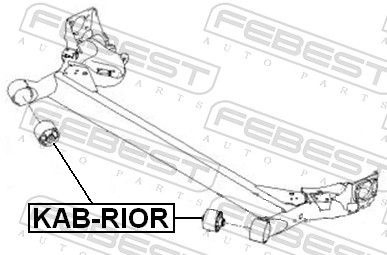  Silentblock trasero KIA Rio 2