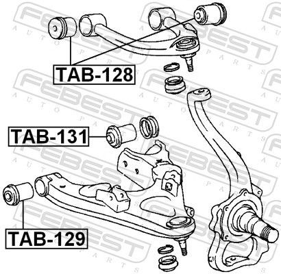 Silentblock suspension Toyota Land Cruiser 100