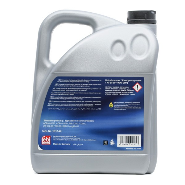 Comprar 101142 Febi Aceite de motor