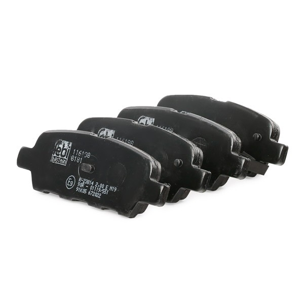 Pastillas traseras de freno Febi 116198 precio, desde 19,11 EUR
