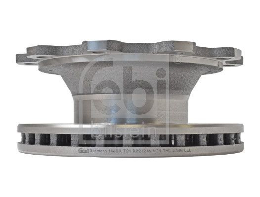 Disco de freno trasero SB3745 BPW