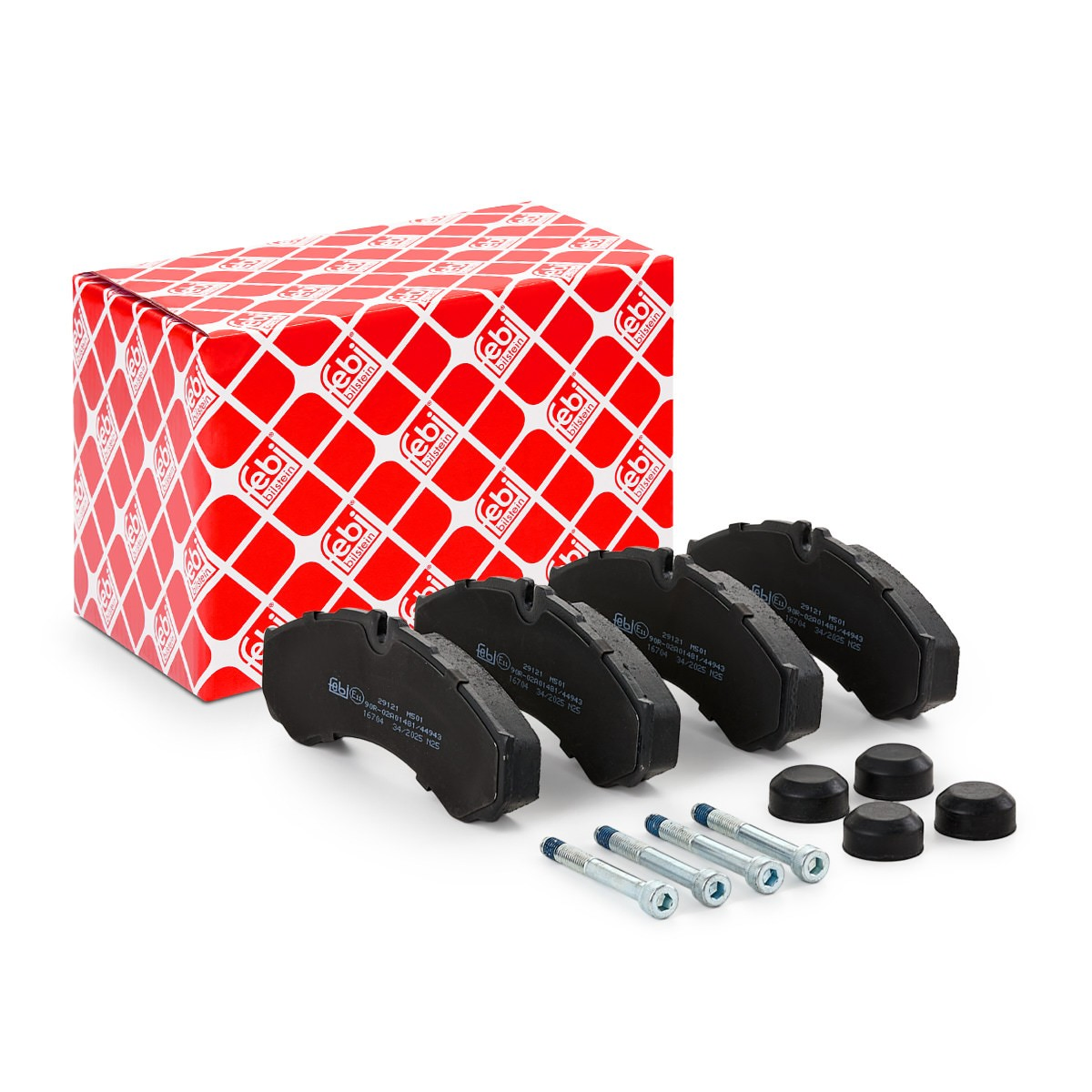 Pastillas de freno traseras 16704 Febi