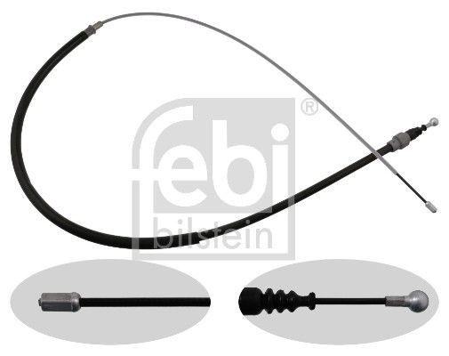 24412 Febi Cable de freno de mano trasero derecho/izquierdo