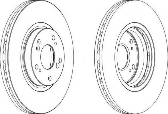 Comprar DDF1424 Ferodo Freno de disco delantero