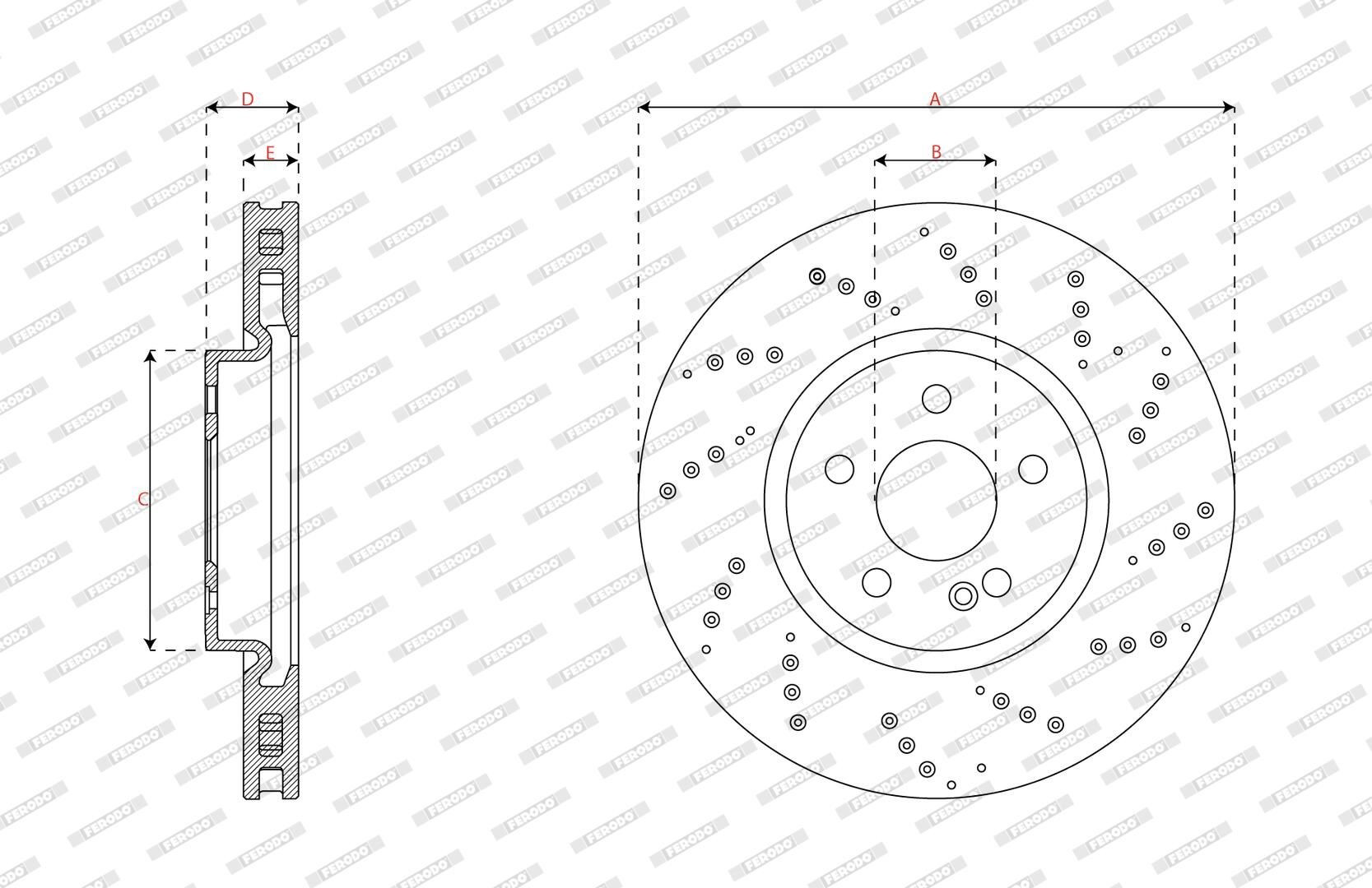 Comprar 2474212012 Mercedes Freno de disco delantero