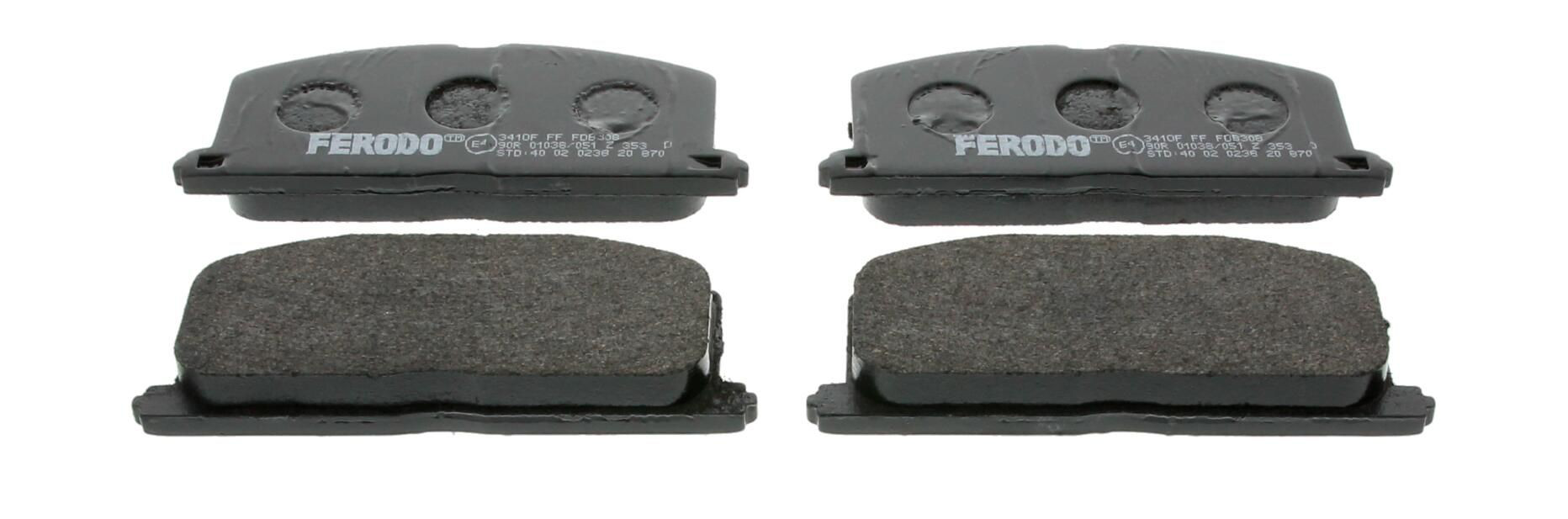 Pastillas freno delanteras Ferodo FDB308 precio, desde 20,11 EUR