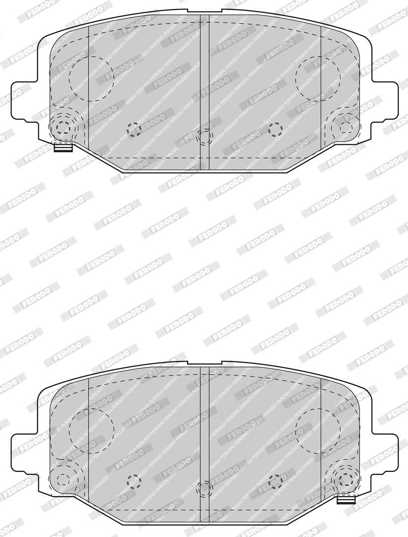 Comprar FDB4778 Ferodo Pastillas de freno traseras