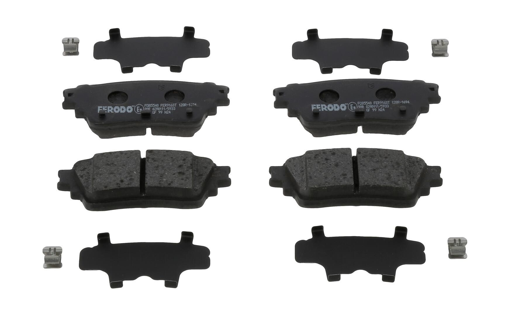 Pastillas traseras de freno Ferodo FDB5540 precio, desde 52,62 EUR