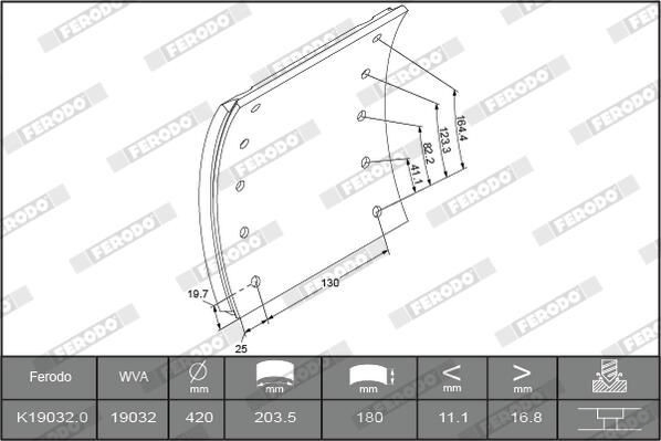  Zapatas de freno Renault Trucks MAGNUM 1