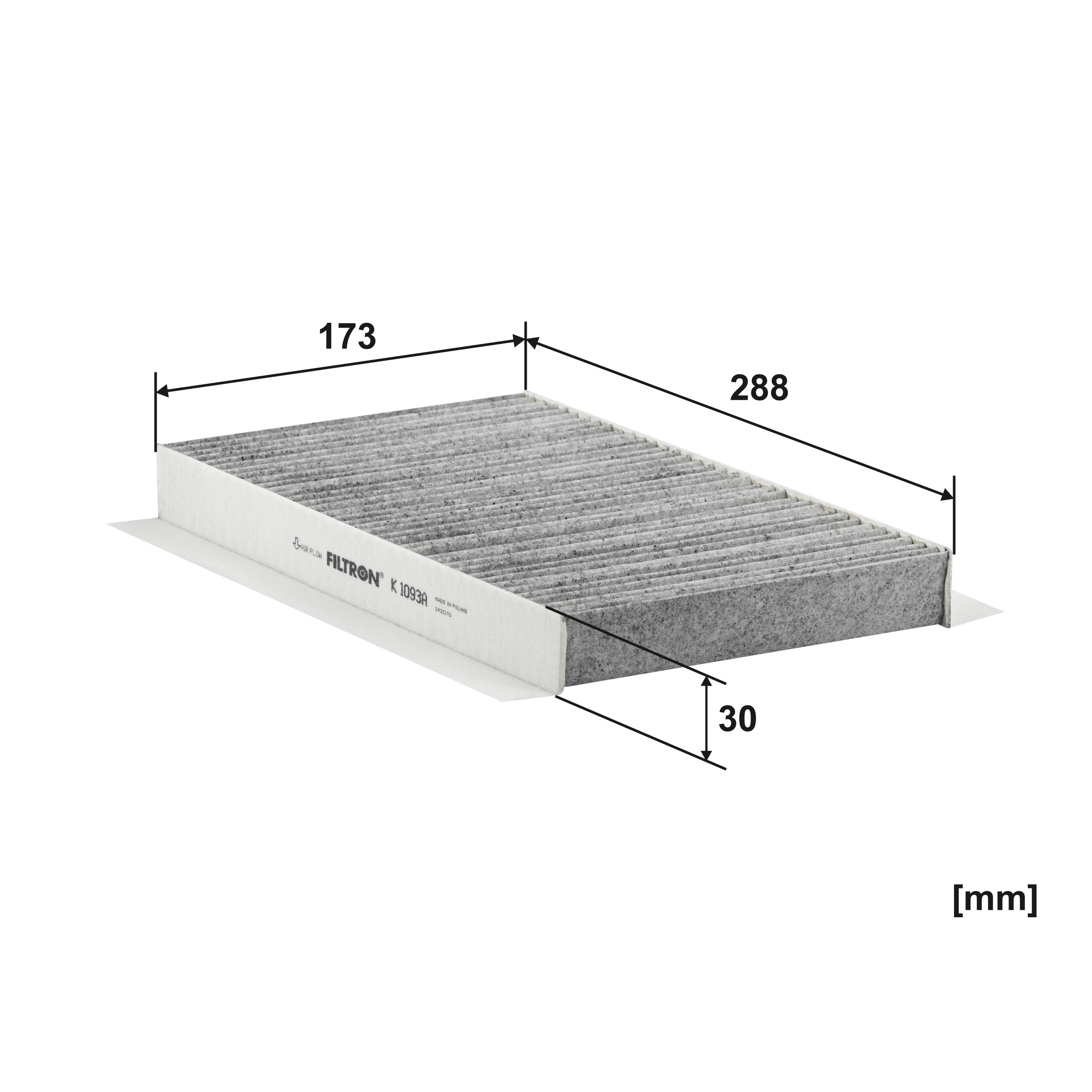 Filtro de cabina Filtron K1093A precio, desde 10,11 EUR