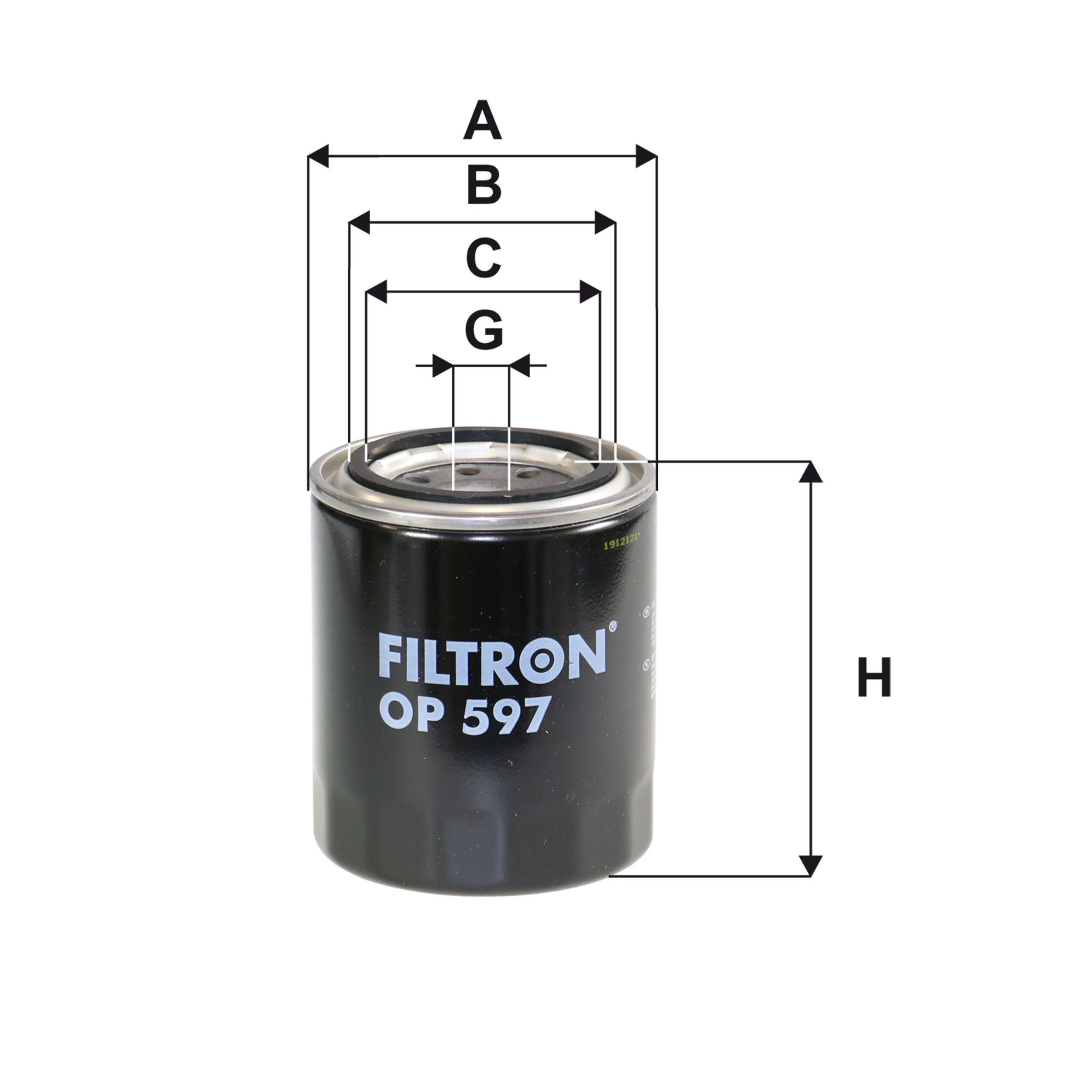 Filtro de aceite Filtron OP597 precio, desde 5,46 EUR