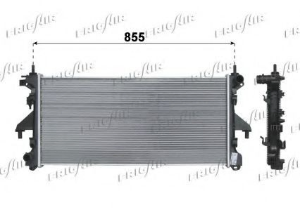 Radiador de água para Fiat Ducato III (250)