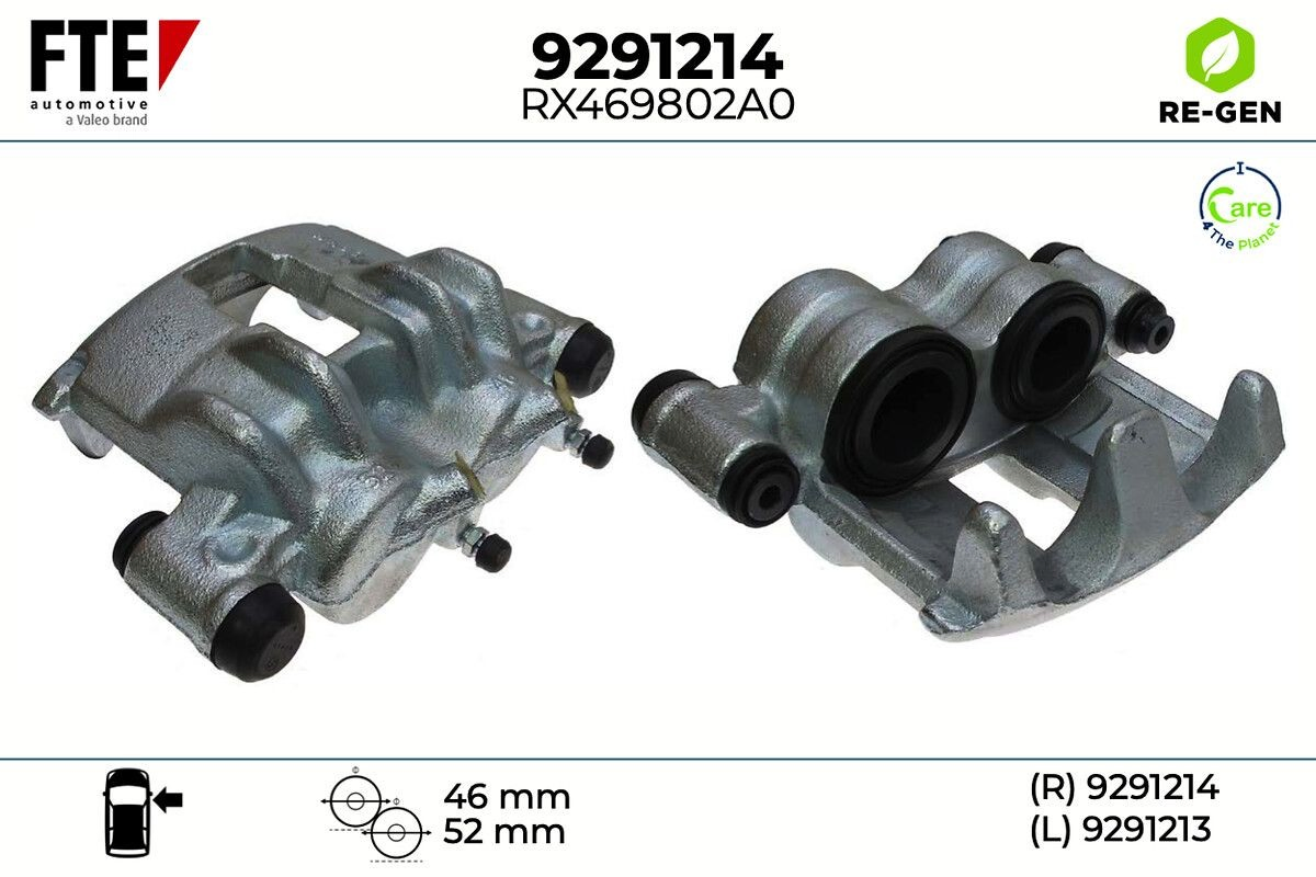 0077362305 Fiat/Alfa/Lancia Pinza de freno delantera derecha