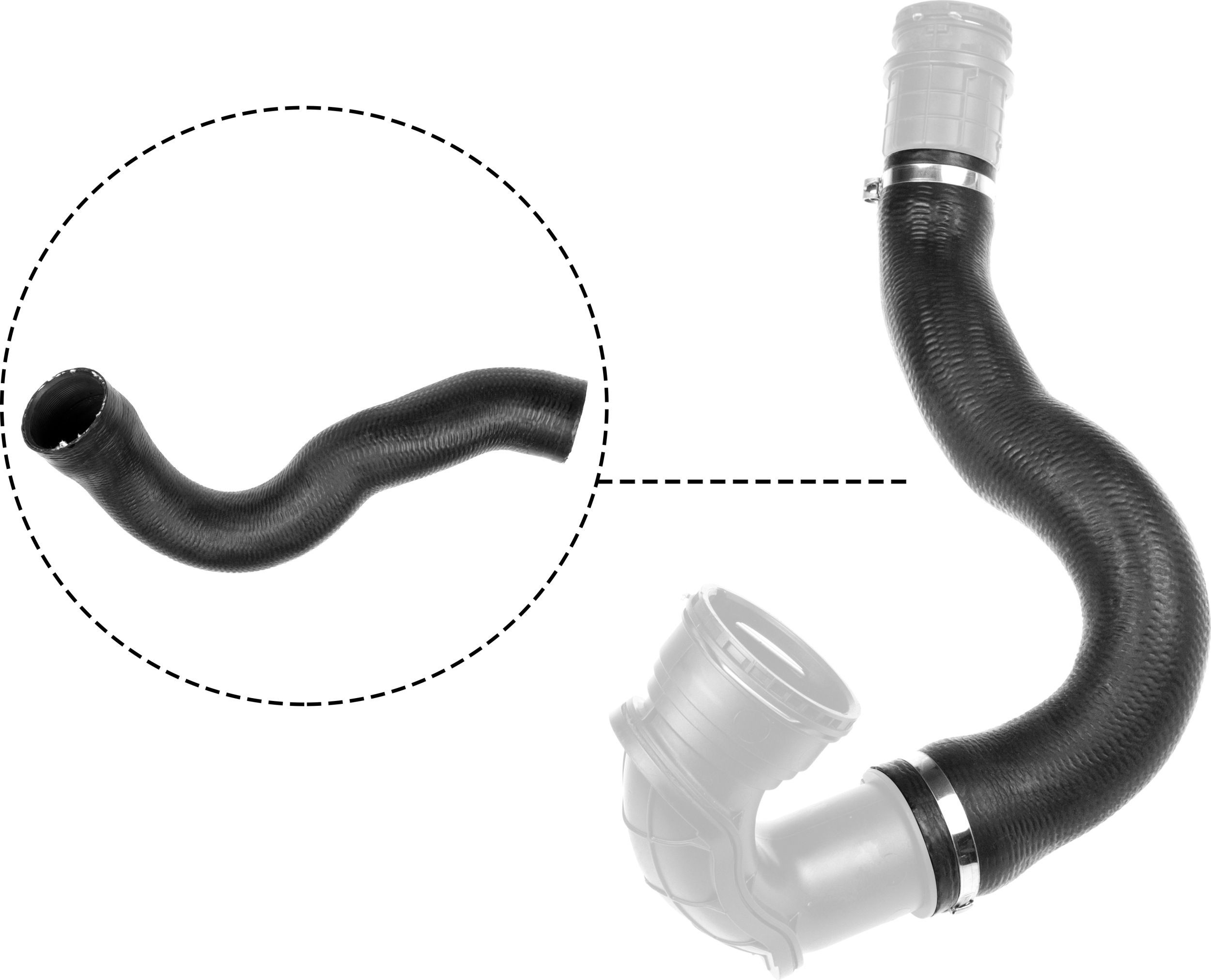 13345556 Peugeot/Citroen Manguera del intercooler