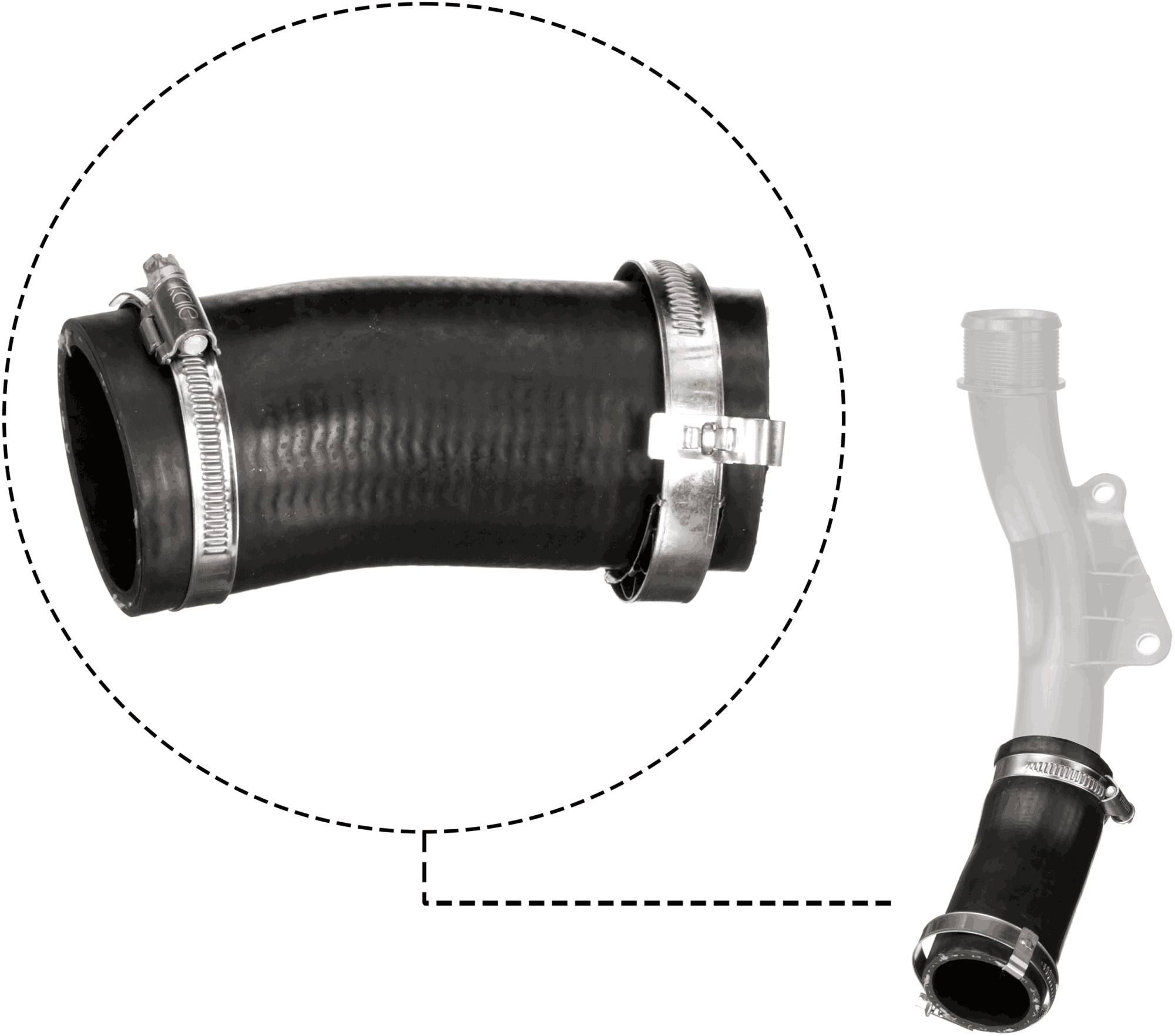 Manguera del intercooler Gates 091466 precio, desde 41,70 EUR