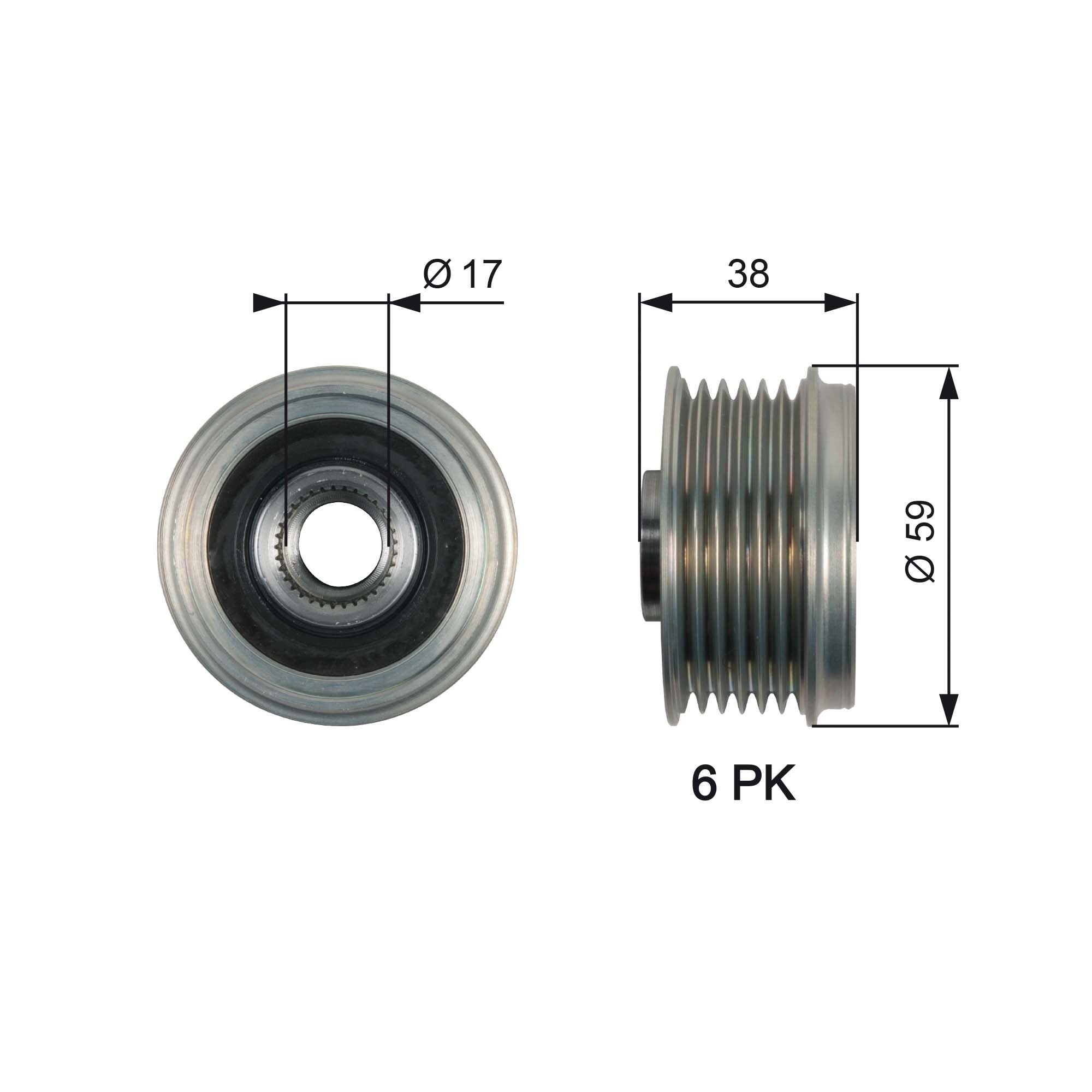 Comprar Polea alternador KIA Sorento III C5, UM