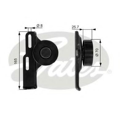 Polea tensora para Renault Megane I KA0, KA1