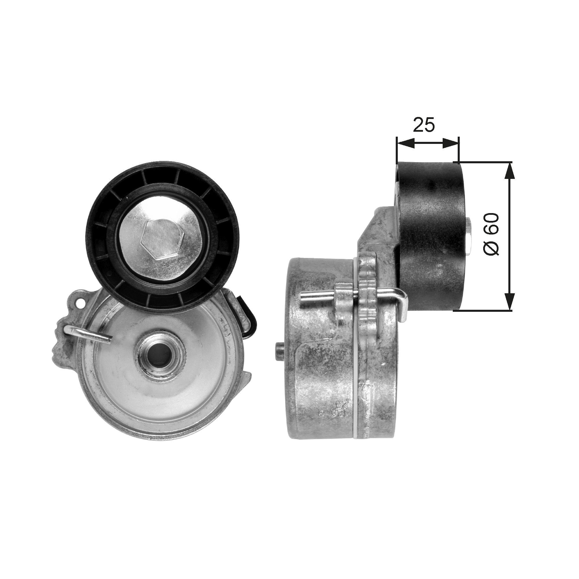 T39033 Gates Tensor de correa de alternador
