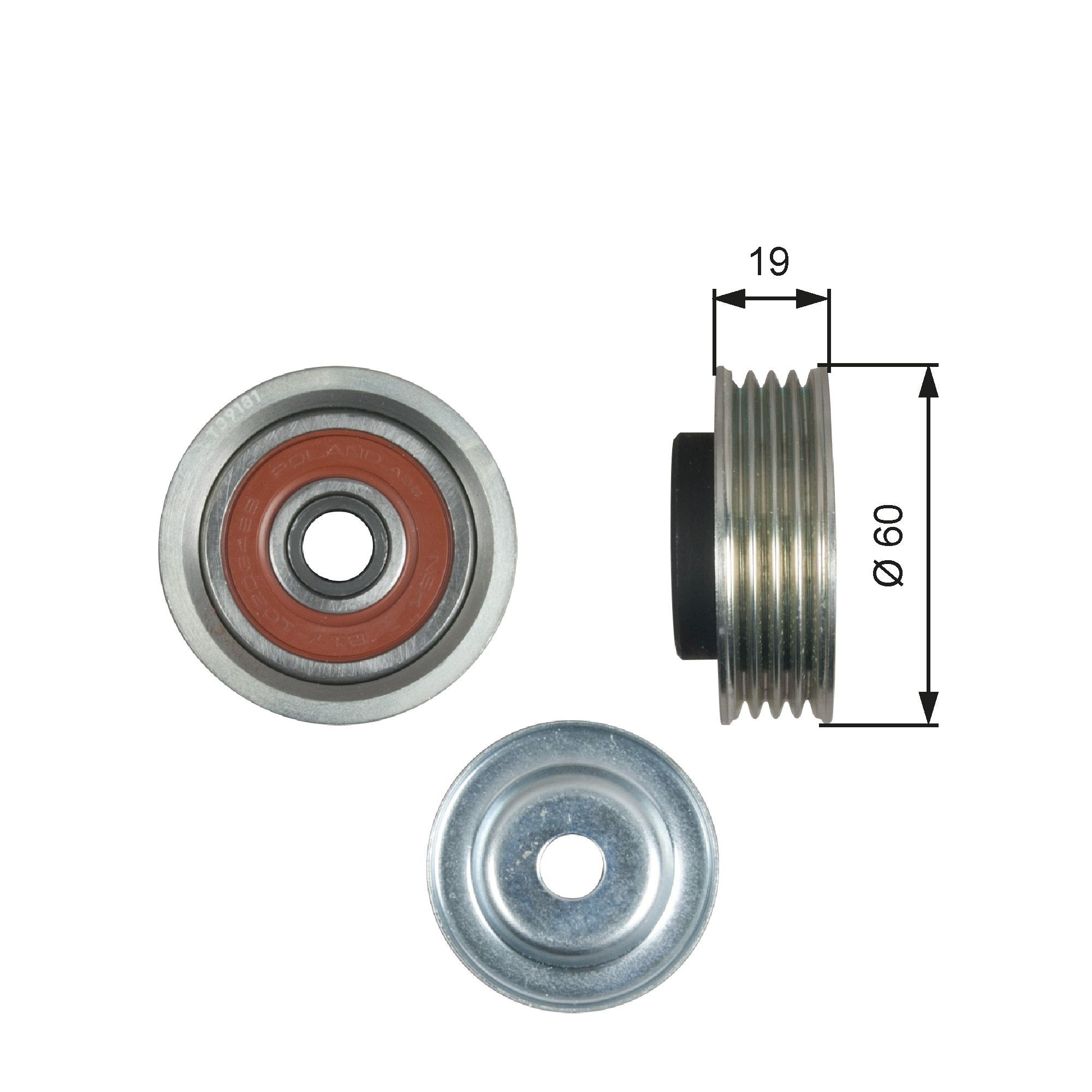 Rodillo tensor correa poli V Toyota 4916170AA0 precio, desde 22,05 EUR