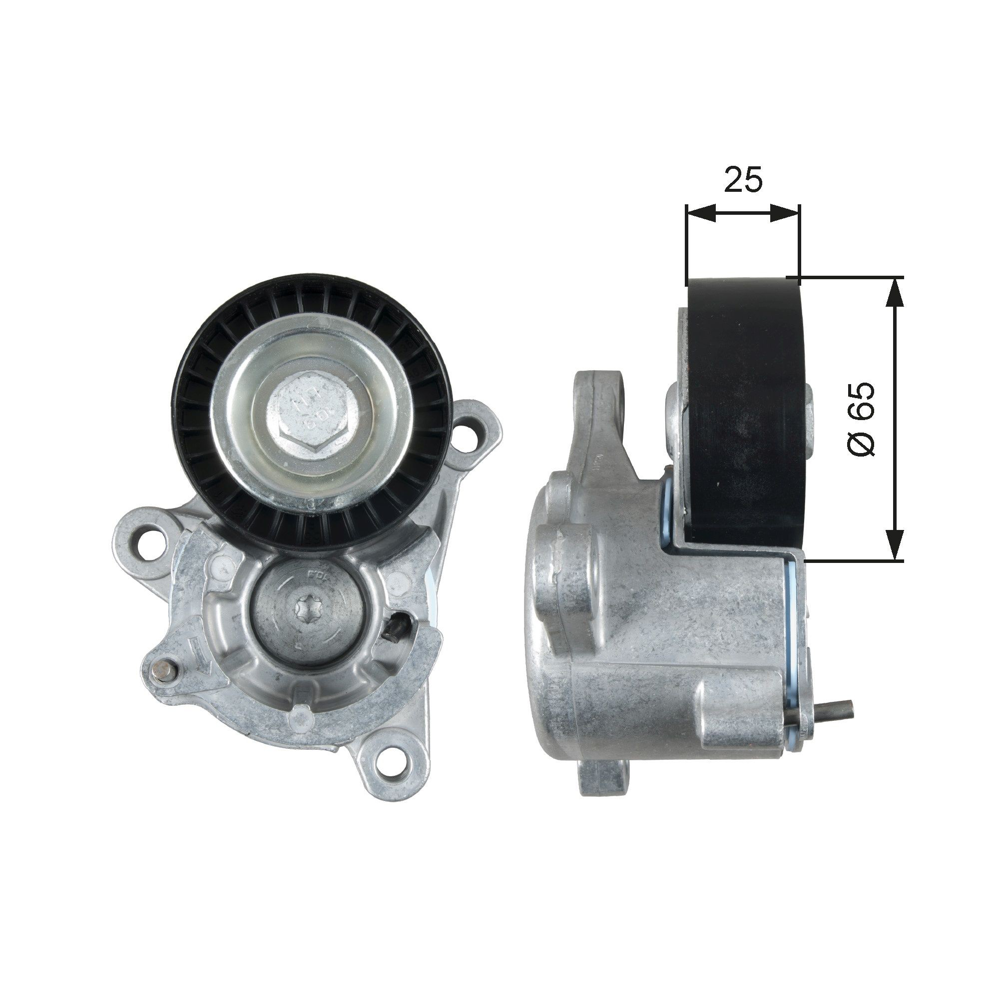 Tensor de la correa trapecial poli v Peugeot 206 