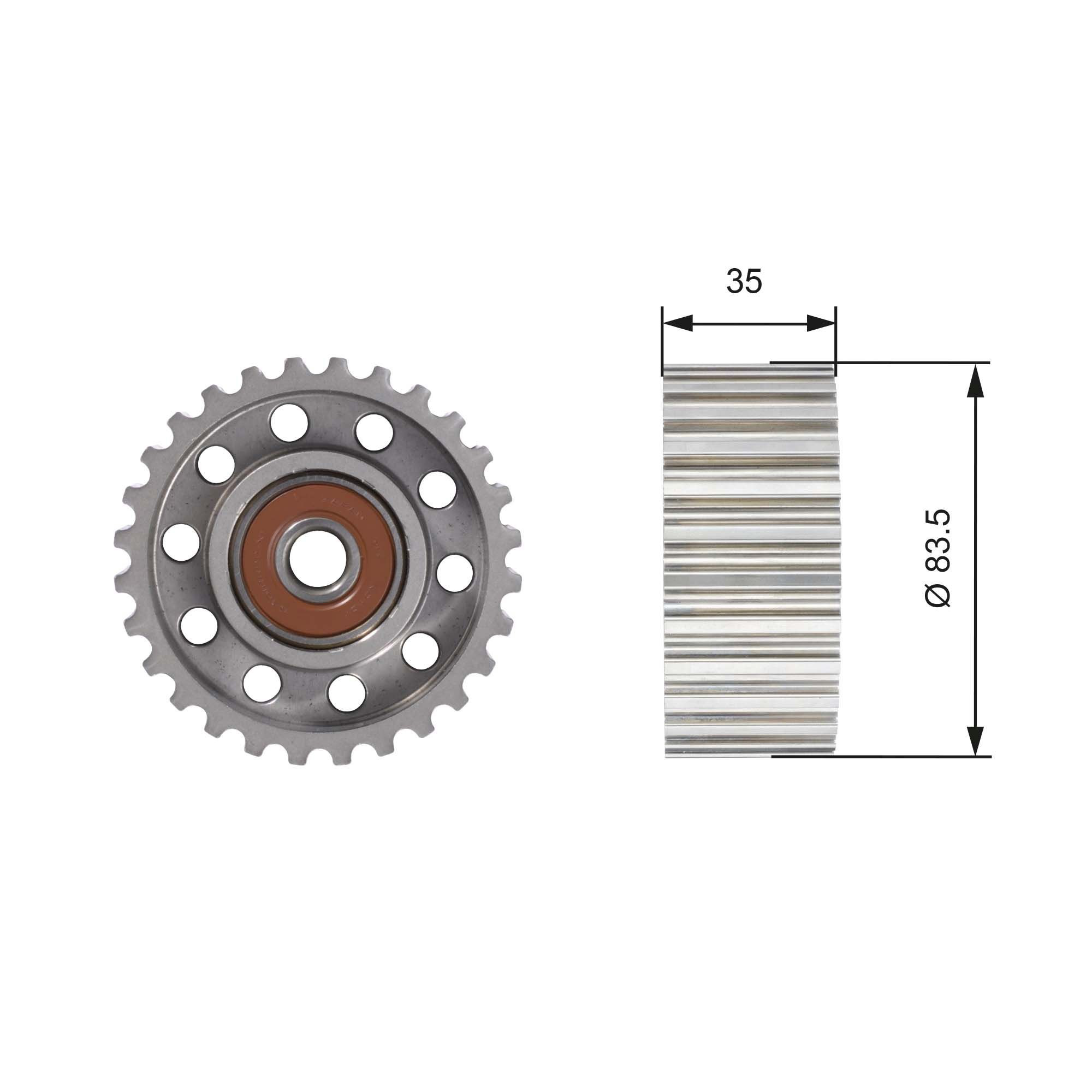 Polea correa distribución Toyota Land Cruiser PRADO ASIA SUV (J12) (2002 - 2010) precio, desde 24,61 EUR