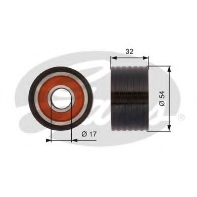 Polea tensora intermedio de correa dentada para Opel Vivaro A J7