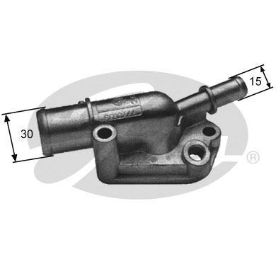 Caja del termostato para Peugeot Expert  222
