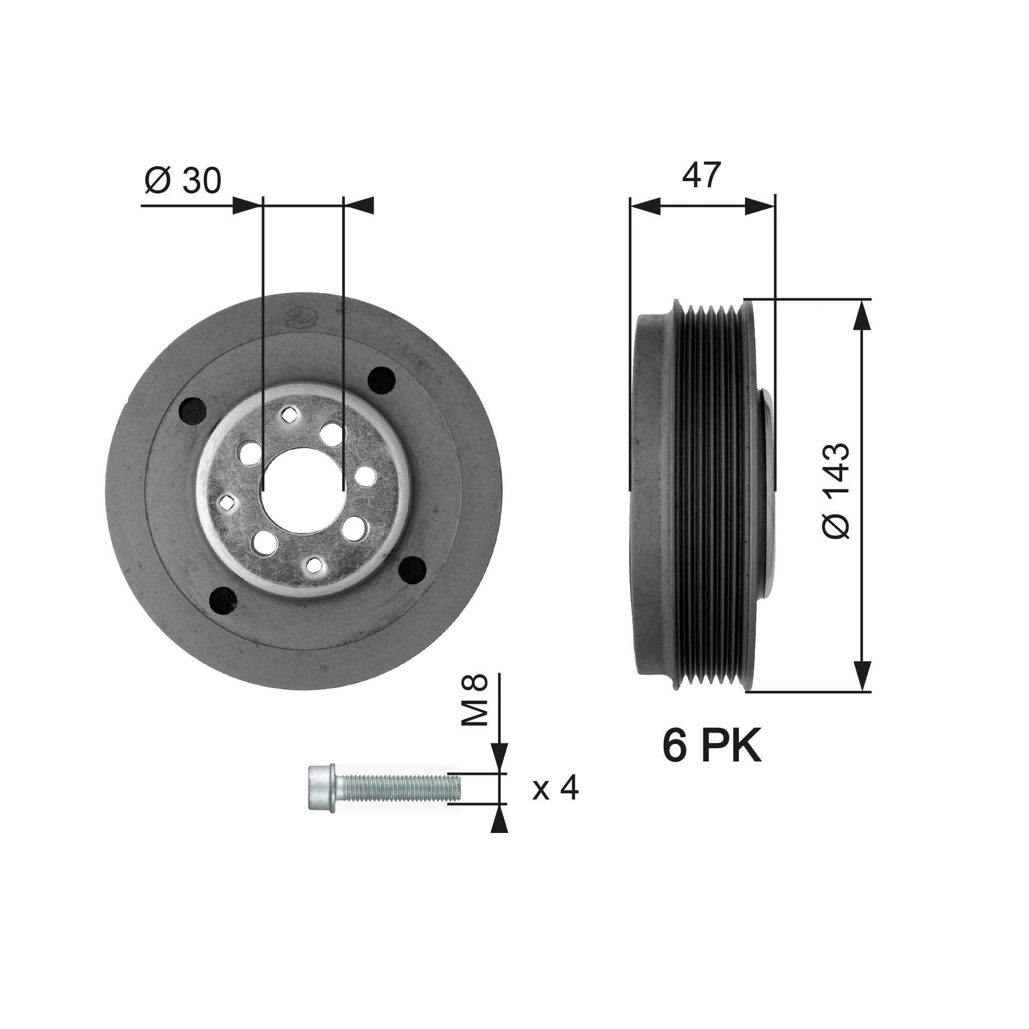 Dámper para Skoda Fabia PRAKTIK 