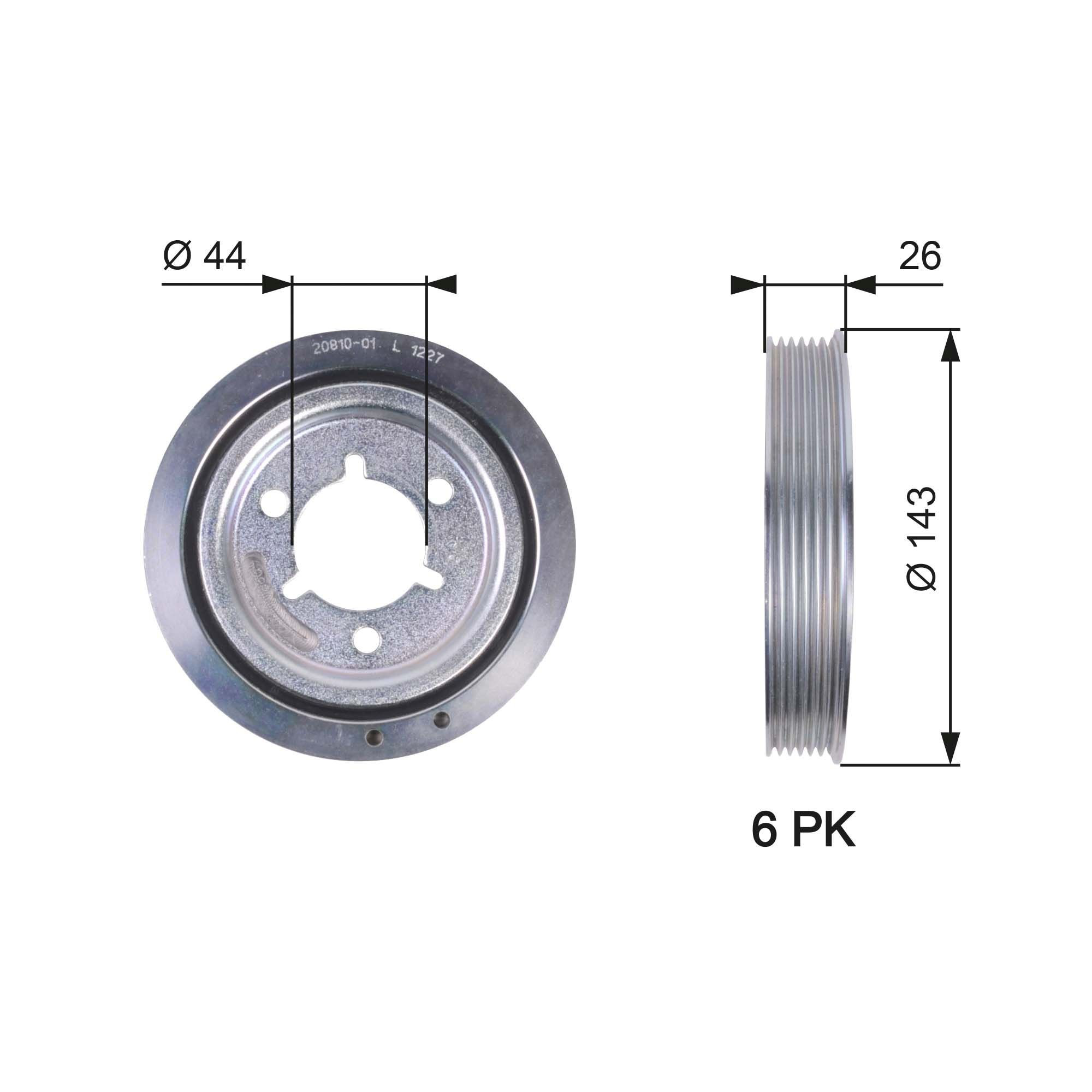 Polea del cigüeñal LUK 544014510 precio, desde 35,23 EUR