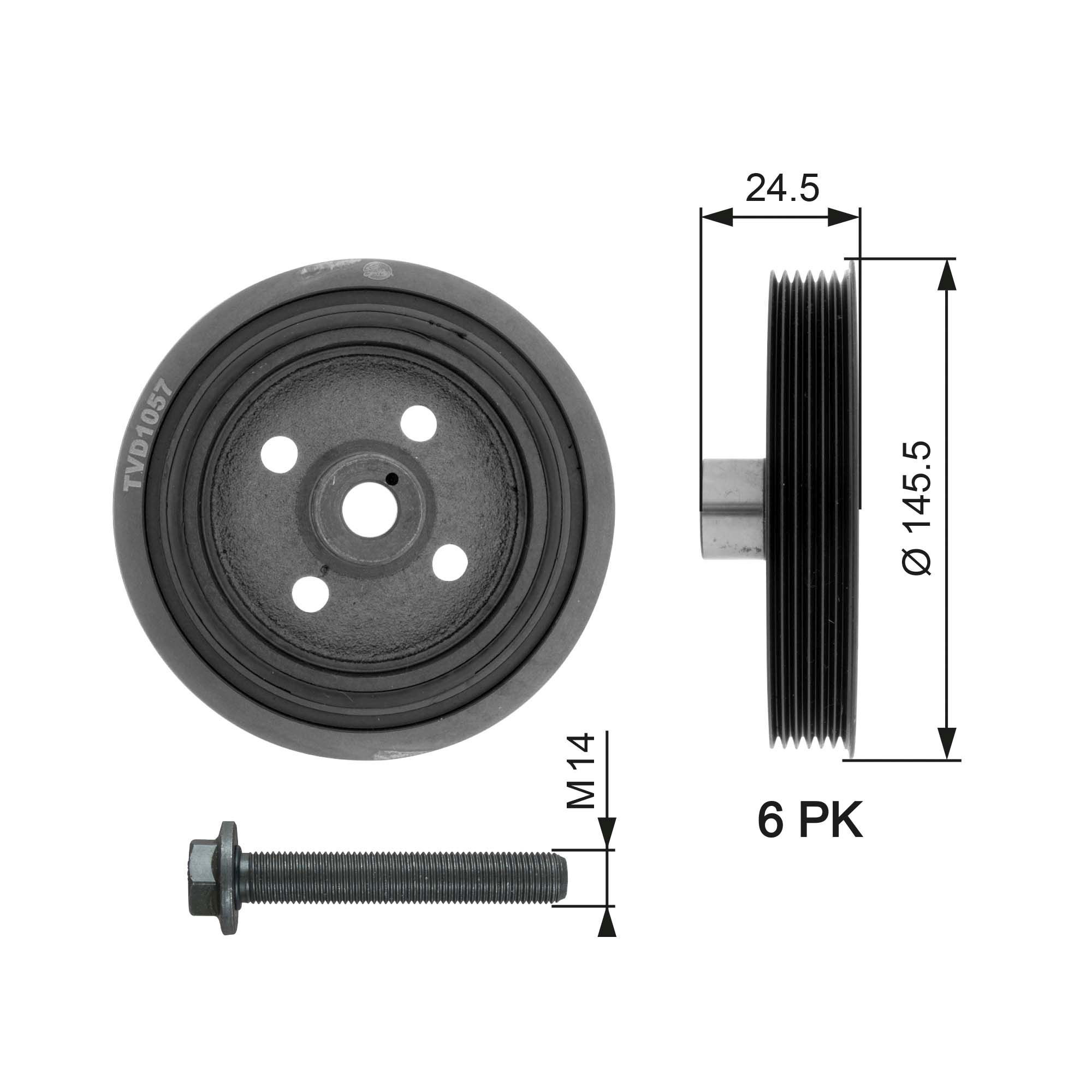 Dámper para Ford Fiesta COURIER J5S, J3S