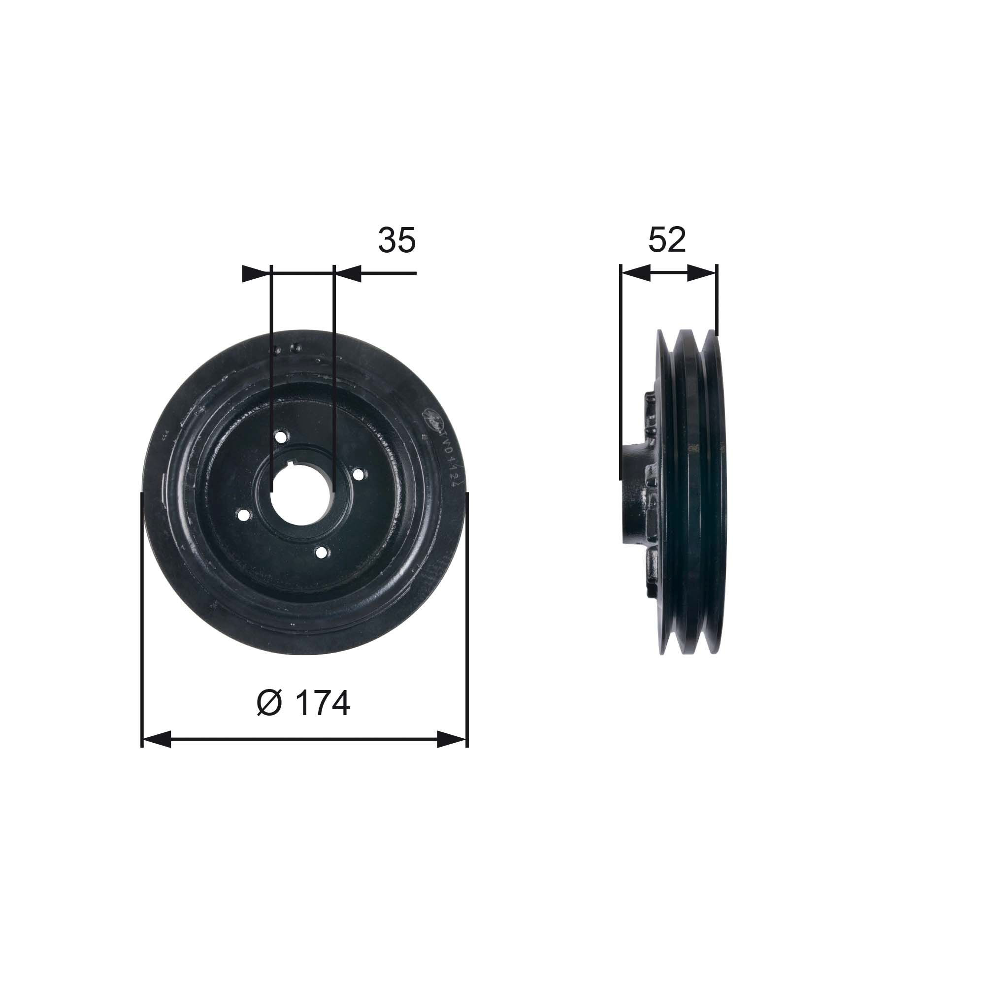 Dámper para Mitsubishi Pajero I L04G, L14G