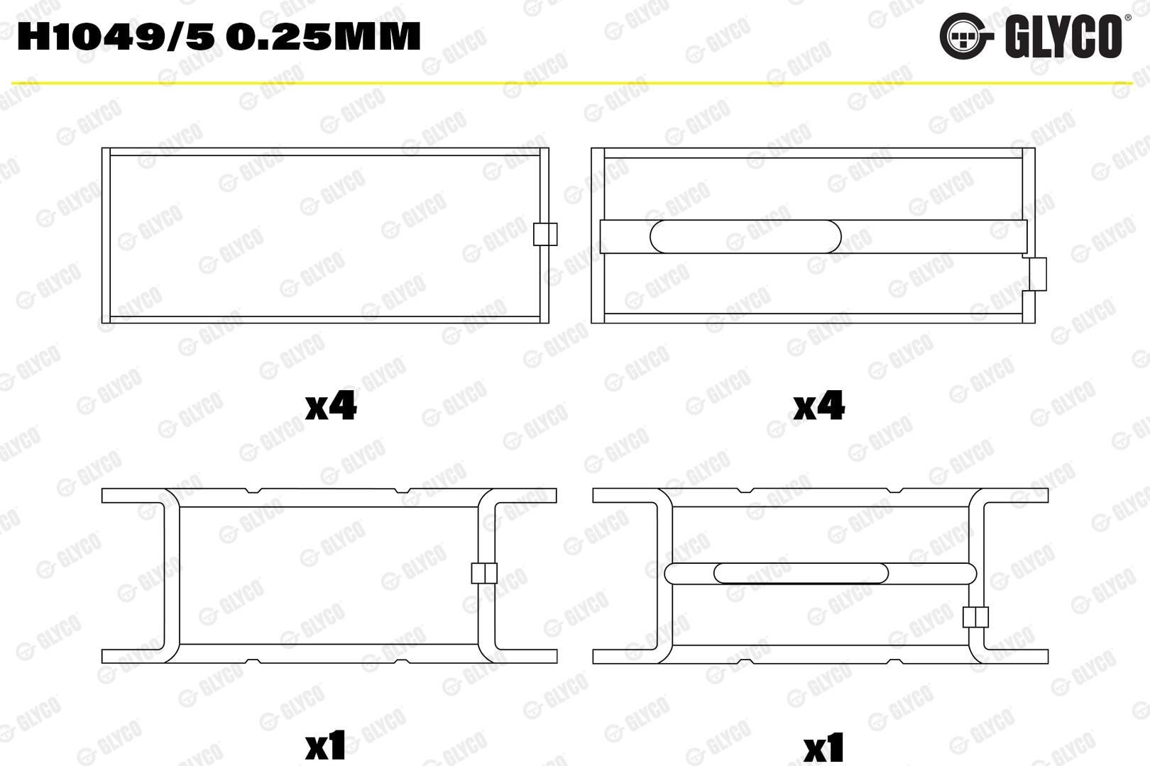 H10495025MM Glyco