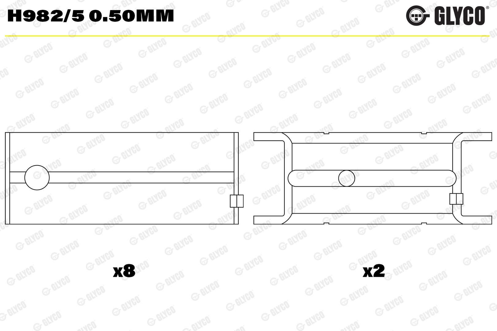 H9825050MM Glyco