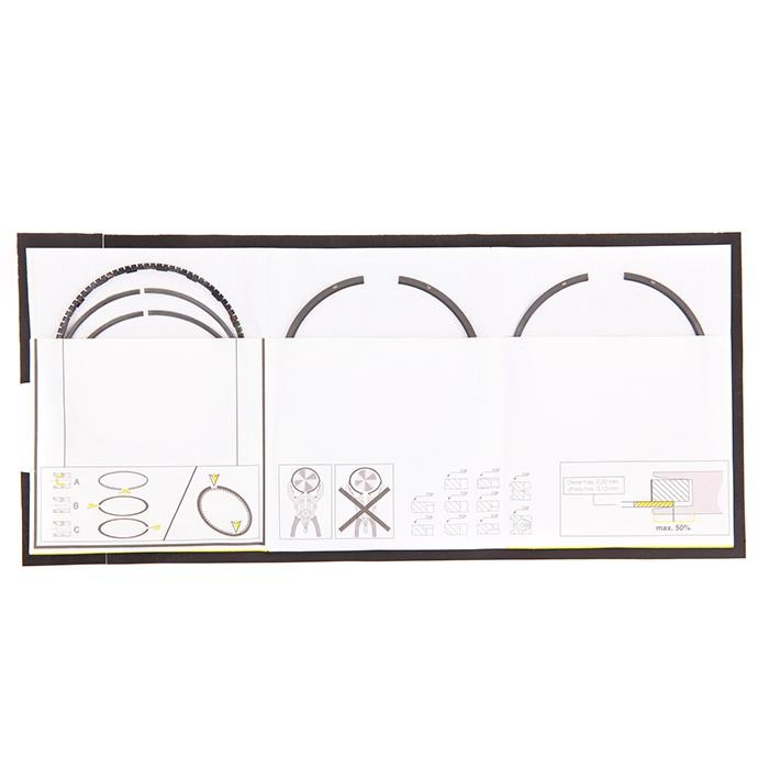 0830680000 Goetze Juego de anillos de pistón para 1 cilindro, STD