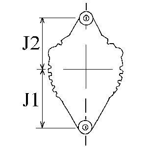 Alternador para Mazda 626 GE