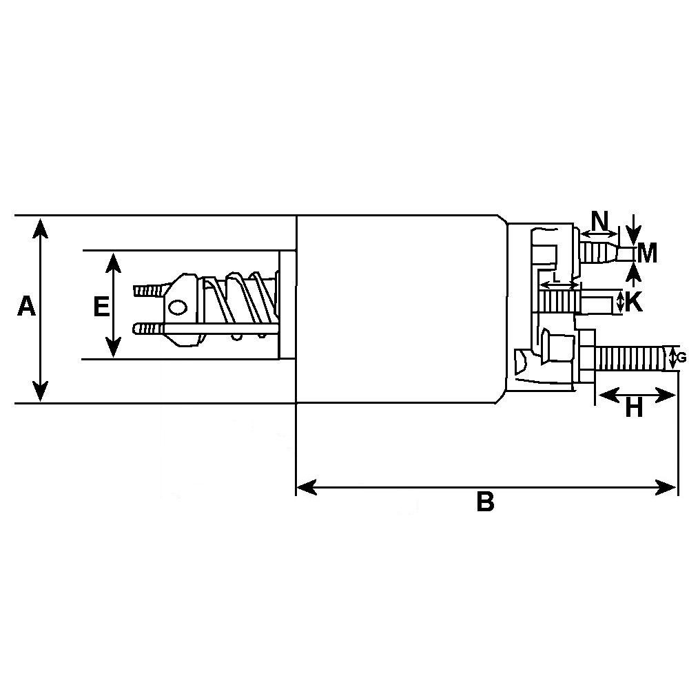 Comprar Solenoide de arranque Toyota Land Cruiser  J12 a bajo precio