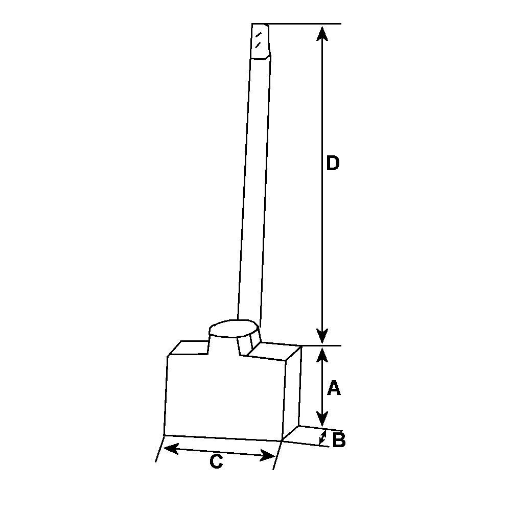 Escobilla motor de arranque para Opel Vivaro A F7