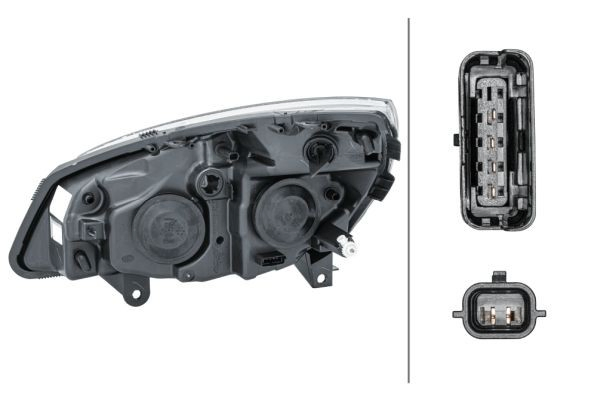 Luz derecha para Renault Scenic II JM0, JM1