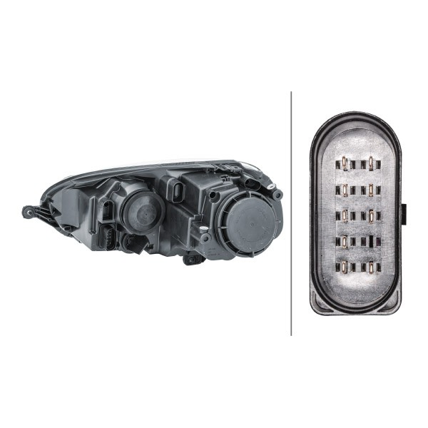 Faro delantero derecho HELLA 1EG247007621
