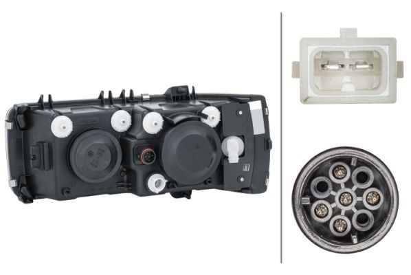 Faro derecho DAF 105 XF camiones tractores (2005 - 2013) precio, desde 93,97 EUR